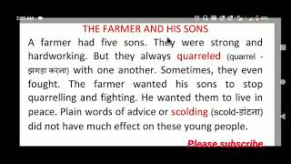 The farmer and his sons
