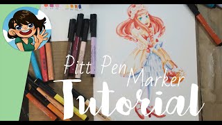 Blending and Shading with Pitt Pens Tutorial