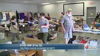Helping Hands Humane Society hosts rummage sale for pets in need