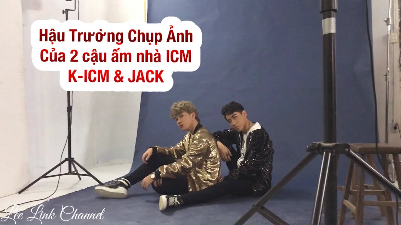 Hé lộ hậu trường chụp ảnh của 2 cậu ấm K-ICM & JACK