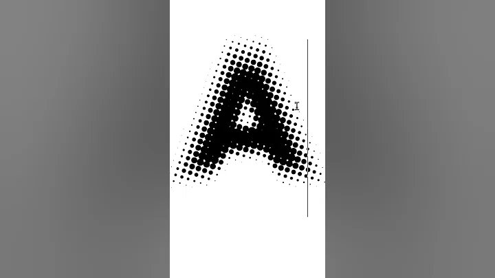 Editable halftone text in adobe illustrator