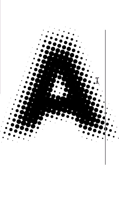 Editable halftone text in adobe illustrator