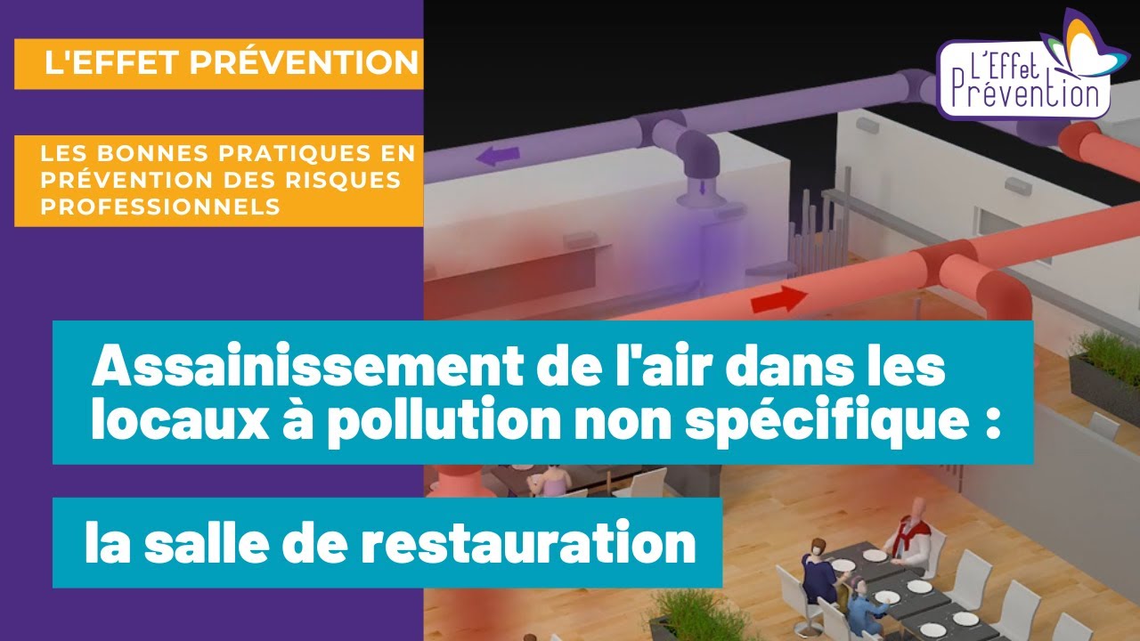 Assainissement de l’air dans les locaux à pollution non spécifique : la salle de restauration