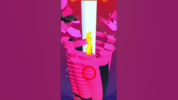 Stack Ball 3d/ level 153 complete ✅💯#shorts #stackballgame #gamingcommunity #youtubeshorts