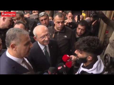 CHP Lideri Kılıçdaroğlu, Suriyeli genç ile sokakta konuştu