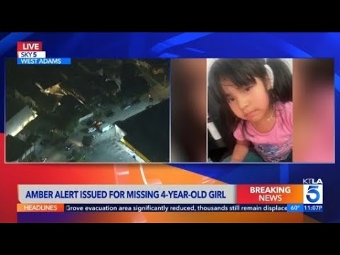 Amber Alert issued for 4-year-old girl abducted in Los Angeles - YouTube
