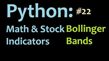 Python: Bollinger Bands 1 Programming in Python, and Graphing in Matplotlib