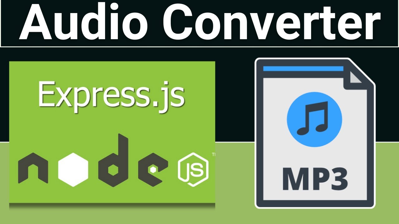 Node.js Express FFMPEG Project to Build Audio Converter Online Tool in Browser Using Javascript