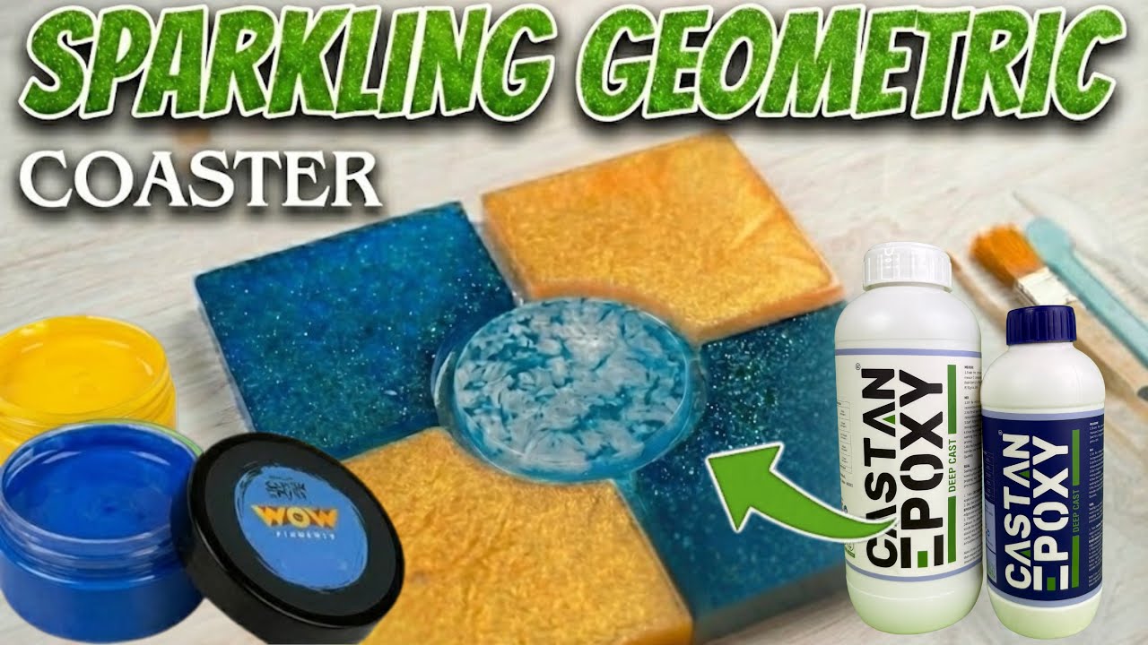 Epoxy Resin Coaster Making | Non Yellowing Bubble Free Resin | Best Resin in India