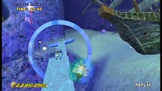 Super Monkey Ball 2 Trick Shot - Mad Rings (World 3-6, Advanced 16) Red Goal