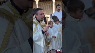 Dog Objects to a Religious Blessing Ceremony