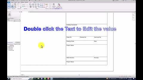 Creating Titleblock in action Part 1 of 2
