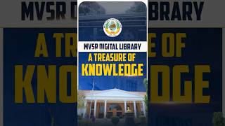 100+ Computers, 1 Lakh+ Books in MVSR Engineering College | MVSREC #mvsr #engineeringadmissions