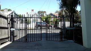 Unit Block Complex - Bi-Fold Security Gate - by The Motorised Gate Company