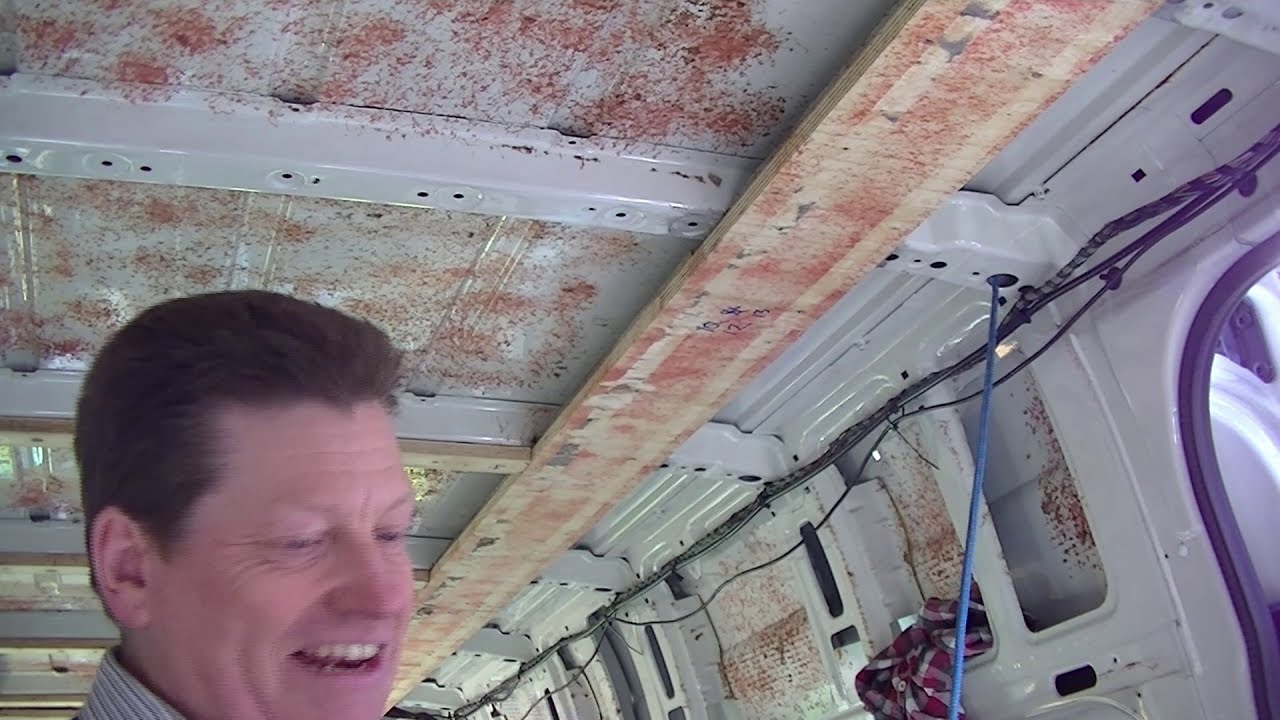 Van Ribs VW Crafter Van conversion part 11, getting Insulation into those ...