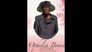 Ophelia Boyce Funeral Service