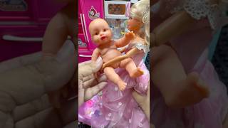 Satisfying with unboxing barbie laundry set toys  #asmr #barbie #toys #shorts #funny #satisfying