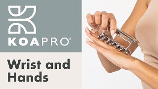 How to Relieve Wrist and Hand Tension with KOAPRO Fascia Massage Tools Tutorial Techniques
