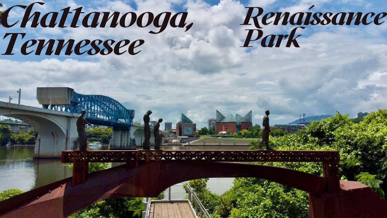 Chattanooga, Tennessee. 4K Drone Footage @ Renaissance Park