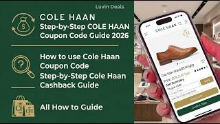 How to Use Cole Haan Coupon Code UAE | Get 20% Off on Your Order (Step-by-Step Guide)