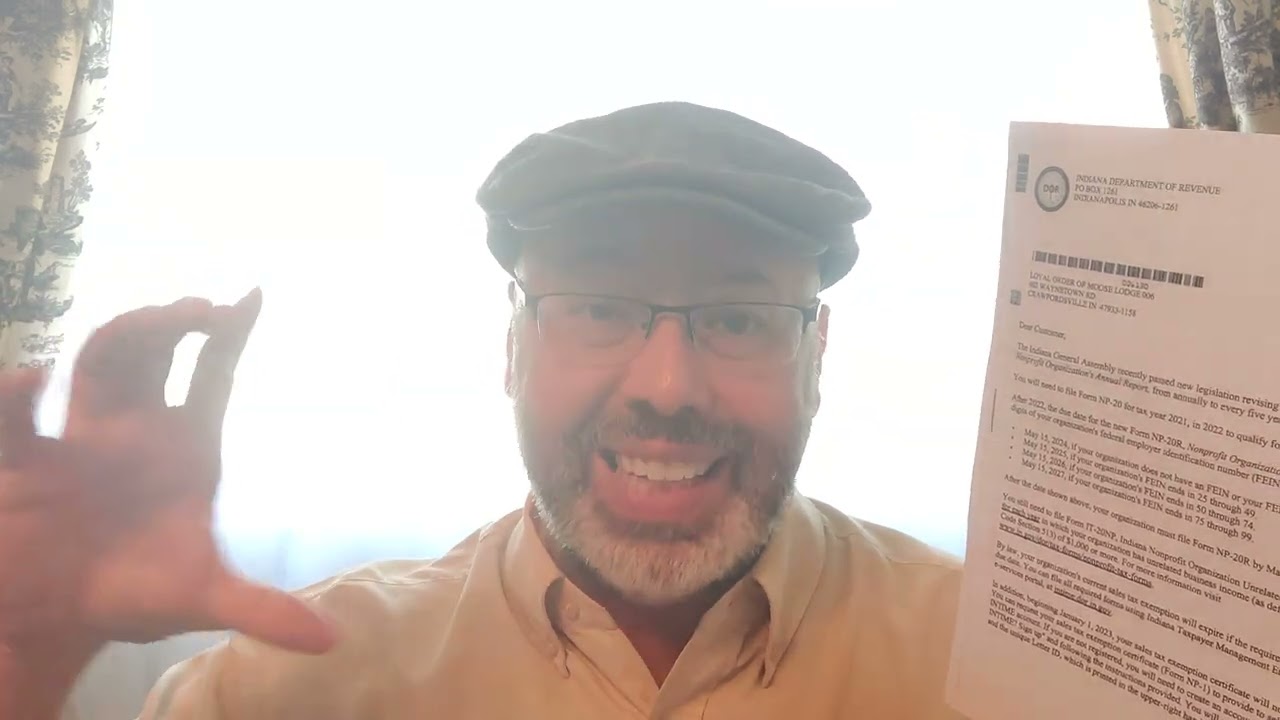 Indiana department of revenue NP-20 changes