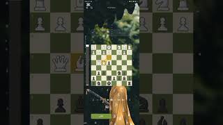 By my little sister  Amazing Chess game 2 briliants  from 400 elo 🤯🔥‼️#chess