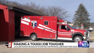 Local EMS teams struggle with staffing, maintenance, and response time issues