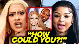 Cardi B CONFRONTS Chrisean Rock For Sleeping With Offset In LA