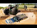 ОНИ СУМАСШЕДШИЕ... Прикончили Toyota LC 200 | Jeep Cherokee утонул | в болото на monster ЗИЛ