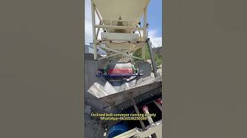 Empty machine operation and debugging of inclined belt conveyor#factory directly supply