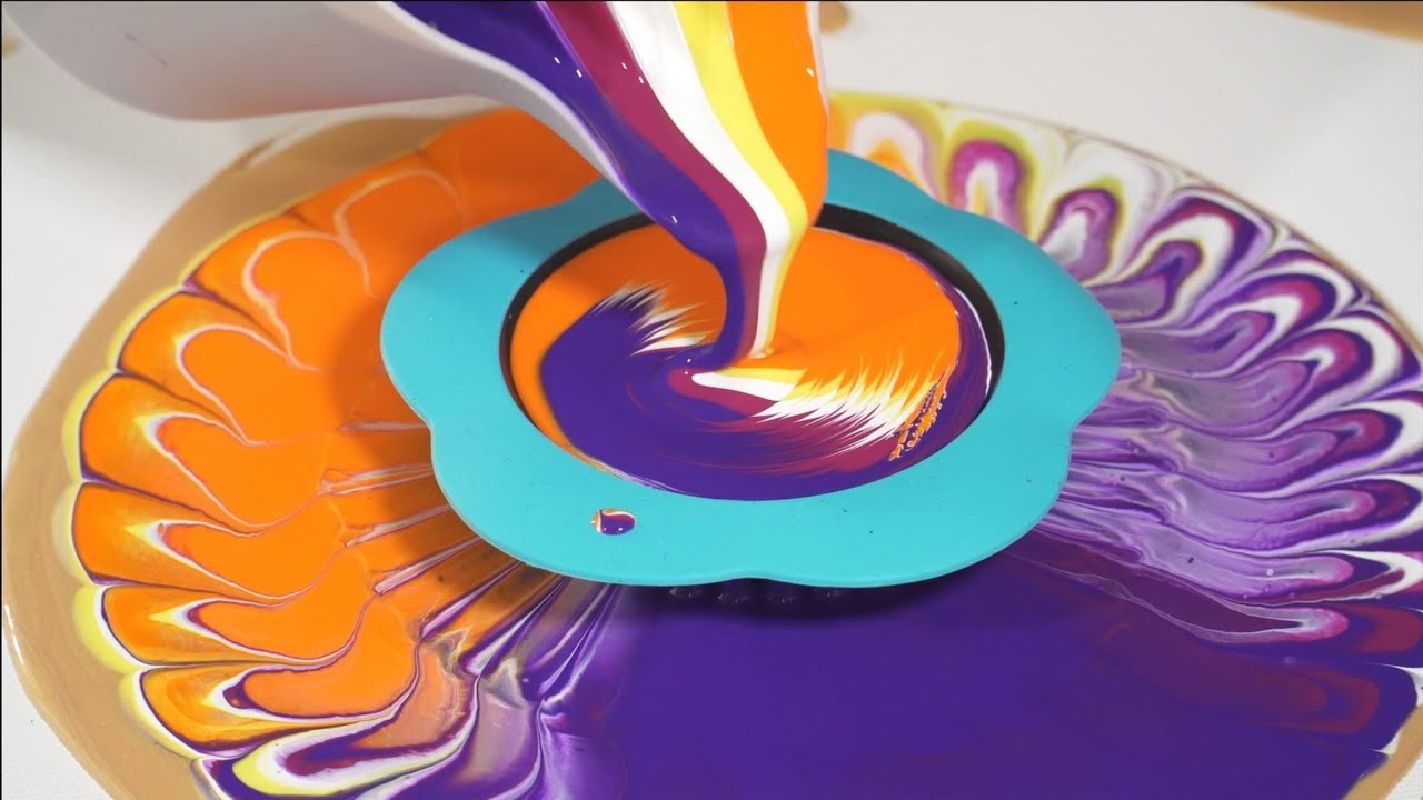 Groovy Galactic Jellyfish  Gorgeous Split Cup Ring Pour With Sink Strainer! Inspired by Nate Bright!