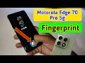 motorola edge 70 pro in display fingerprint setting/motorola edge 70 pro 5G fingerprint screen lock