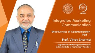 Lecture 9 : Effectiveness of Communication  Part - I