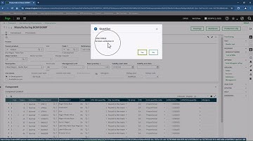 Bill of Material (BOM) Revision Management in Sage X3