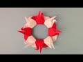 折り紙 鶴のリースの簡単な折り方