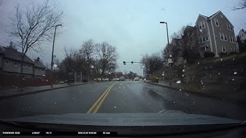 Thinkware X330 Dash Cam - Rainy Footage