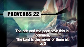 Proverbs Chapter 22 || The Foster Triplets