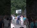 Wingsuit flying at Tianmen Mountain at speeds up to 200 kilometers per hour