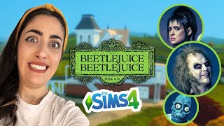Building the Beetlejuice house on the Sims 4