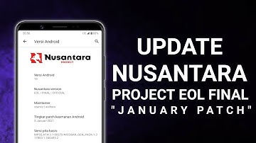 UPDATE NUSANTARA PROJECT EOL FINAL OFFICIAL Android 10 REDMI NOTE 8 GINKGO CUSTOM ROM GAMING