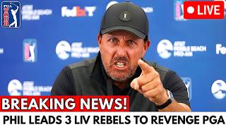 PGA Tour in CHAOS: 3 LIV Rebels Led by Mickelson Launch Coordinated Lawsuit Over Frozen Unification