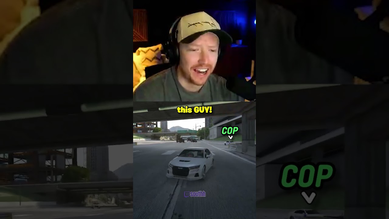 i broke this cop's ankle TWICE in Police Chase!! 😎