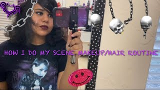 How I do my emo/scene routine