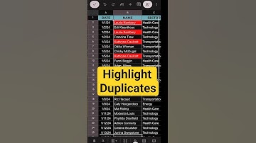 Highlight Duplicates in Google Sheets (Mobile App)  #googlesheets #mobileapp