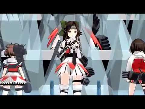 【MMD艦これ】艦娘アイドルステージ　川内・神通・那珂でスタートリボン