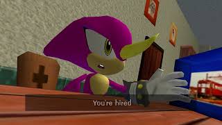 Sonic gets a job