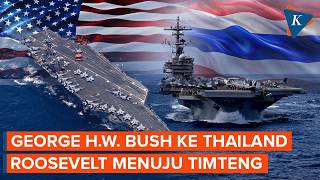 USS George H.W. Bush Aircraft Carrier Heads to Thailand, USS Roosevelt 'On the Way' to Face Iran