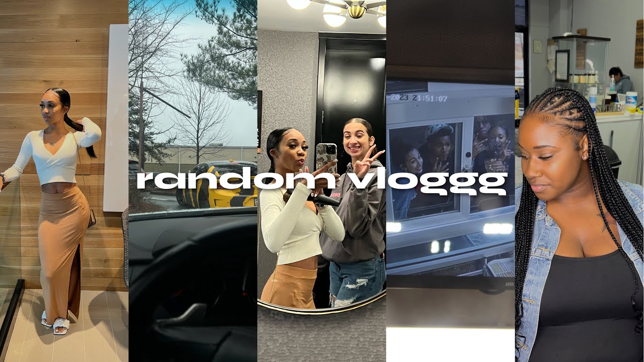 random vlog : hanging with friends , working, & cooking - YouTube