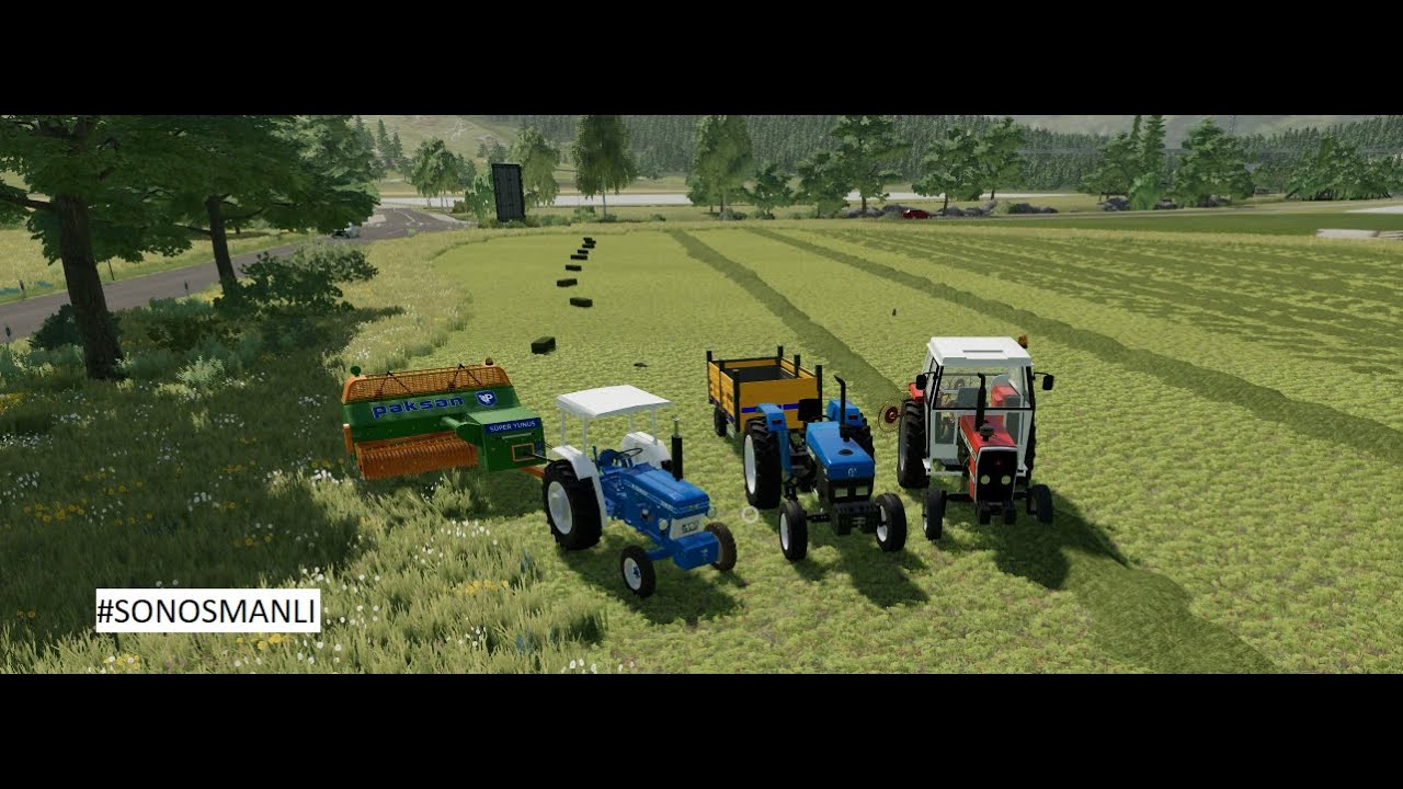 FS22 \ HAYVANLAR İÇİN MUAZAM ÖTESİ BALYA BASTIMM...😮