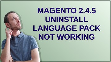 Magento 2.4.5 uninstall language pack not working